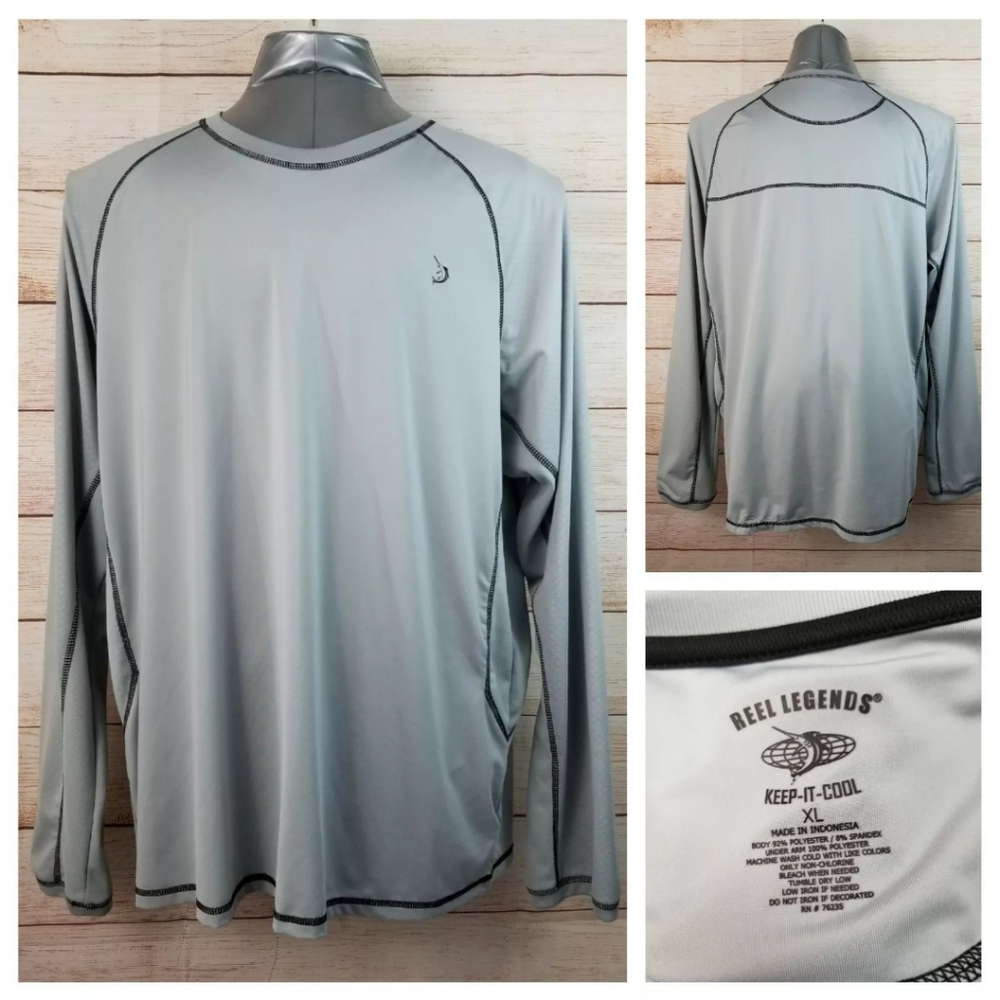 Reel Legends XL Keep-It-Cool Long Sleeve Shirt